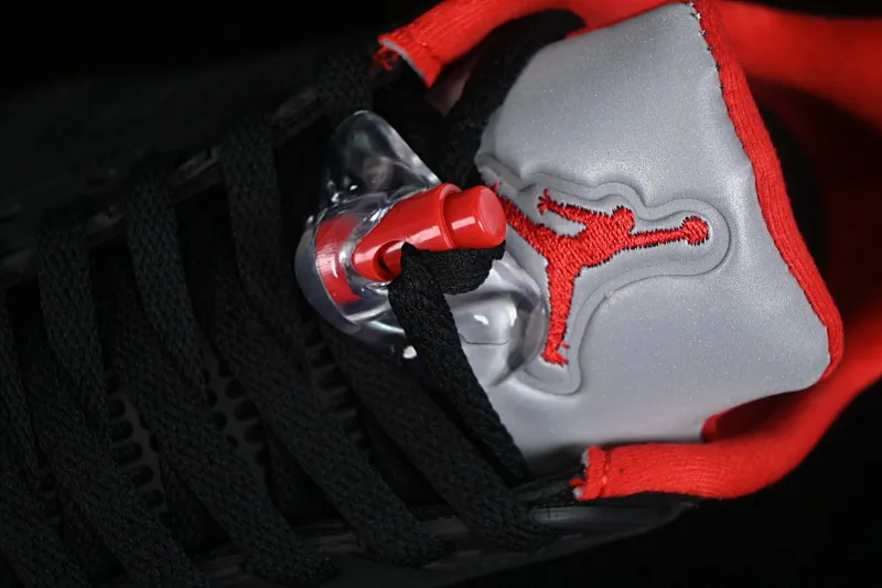 All categories Air Jordan Jordan series basketball shoes Air Jordan 5 Z version Air Jordan 5 Low "Alternate 90" AJ5 Joe 5 black and red low-top basketball shoes 819171-001